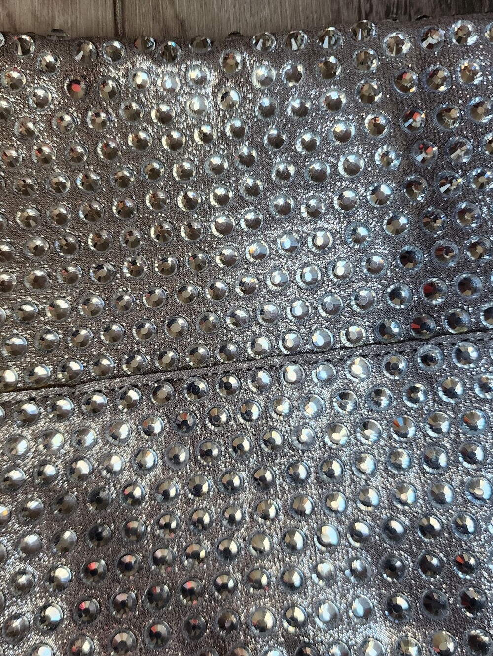 Betsey Johnson Randy Western Boot Sparkling Silver Rhinestone Western Boots 8.5 - Picture 4 of 8